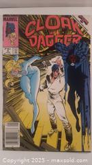 MaxSold Auction: 2 Cloak and Dagger Comics 4 Jan 6 May 1986 Era - Toronto (Ontario, Canada) SELLER MANAGED Downsizing Online Auction - Junction Road 