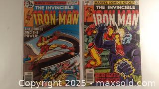 MaxSold Auction: 2 Invincible Iron Man Comics 121 129 Bronze Era - Toronto (Ontario, Canada) SELLER MANAGED Downsizing Online Auction - Junction Road 