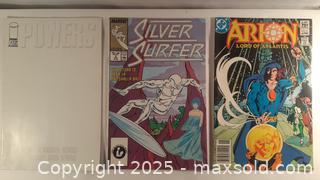 MaxSold Auction: 3 Comic Powers Arion 8 Silver Surfer 2 - Toronto (Ontario, Canada) SELLER MANAGED Downsizing Online Auction - Junction Road 