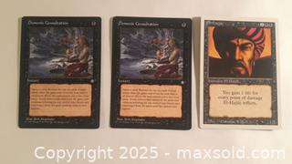MaxSold Auction: 3 Magic the Gathering Cards - Toronto (Ontario, Canada) SELLER MANAGED Downsizing Online Auction - Junction Road 