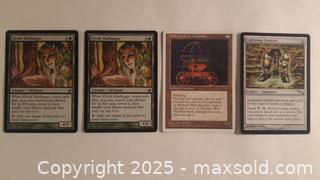 MaxSold Auction: 4 Magic the Gathering Cards 1 Foil - Toronto (Ontario, Canada) SELLER MANAGED Downsizing Online Auction - Junction Road 