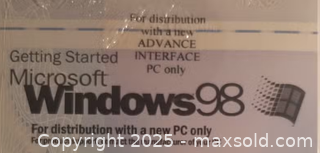 MaxSold Auction: Microsoft Win 98 First Edition SEALED - Toronto (Ontario, Canada) SELLER MANAGED Downsizing Online Auction - Junction Road 