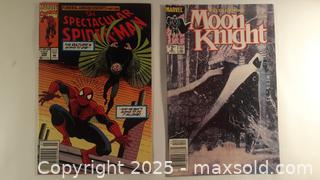 MaxSold Auction: Spider Man 186 Moon Knight Marvel Comic Book  - Toronto (Ontario, Canada) SELLER MANAGED Downsizing Online Auction - Junction Road 