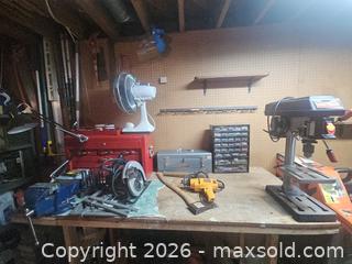 MaxSold Auction: Assorted Workshop Tools Lot with Craftsman Drill Press & Toolbox - Ottawa (Ontario, Canada) PARTNER MANAGED Estate Online Auction - Thorncliff Place