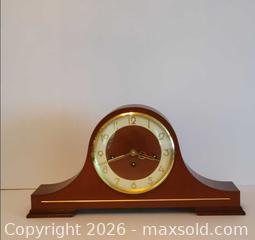 MaxSold Auction: Hermle Mantel/Shelf Clock — Wood Case, Mechanical Movement - Ottawa (Ontario, Canada) PARTNER MANAGED Estate Online Auction - Thorncliff Place