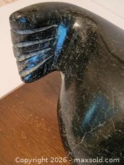 MaxSold Auction: Inuit-Style Walrus Stone Sculpture on Wood Base - Ottawa (Ontario, Canada) PARTNER MANAGED Estate Online Auction - Thorncliff Place