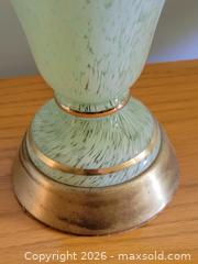 MaxSold Auction: Mid-Century Mint Green Glass & Brass Table Lamp - Ottawa (Ontario, Canada) PARTNER MANAGED Estate Online Auction - Thorncliff Place
