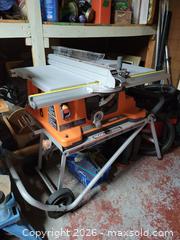 MaxSold Auction: RIDGID Table Saw with Work'n Haul Rolling Stand - Ottawa (Ontario, Canada) PARTNER MANAGED Estate Online Auction - Thorncliff Place