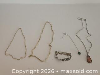 MaxSold Auction: Vintage Siam Sterling & Gold-Tone Jewelry Lot (Necklace, Bracelet, Pendant) - Ottawa (Ontario, Canada) PARTNER MANAGED Estate Online Auction - Thorncliff Place