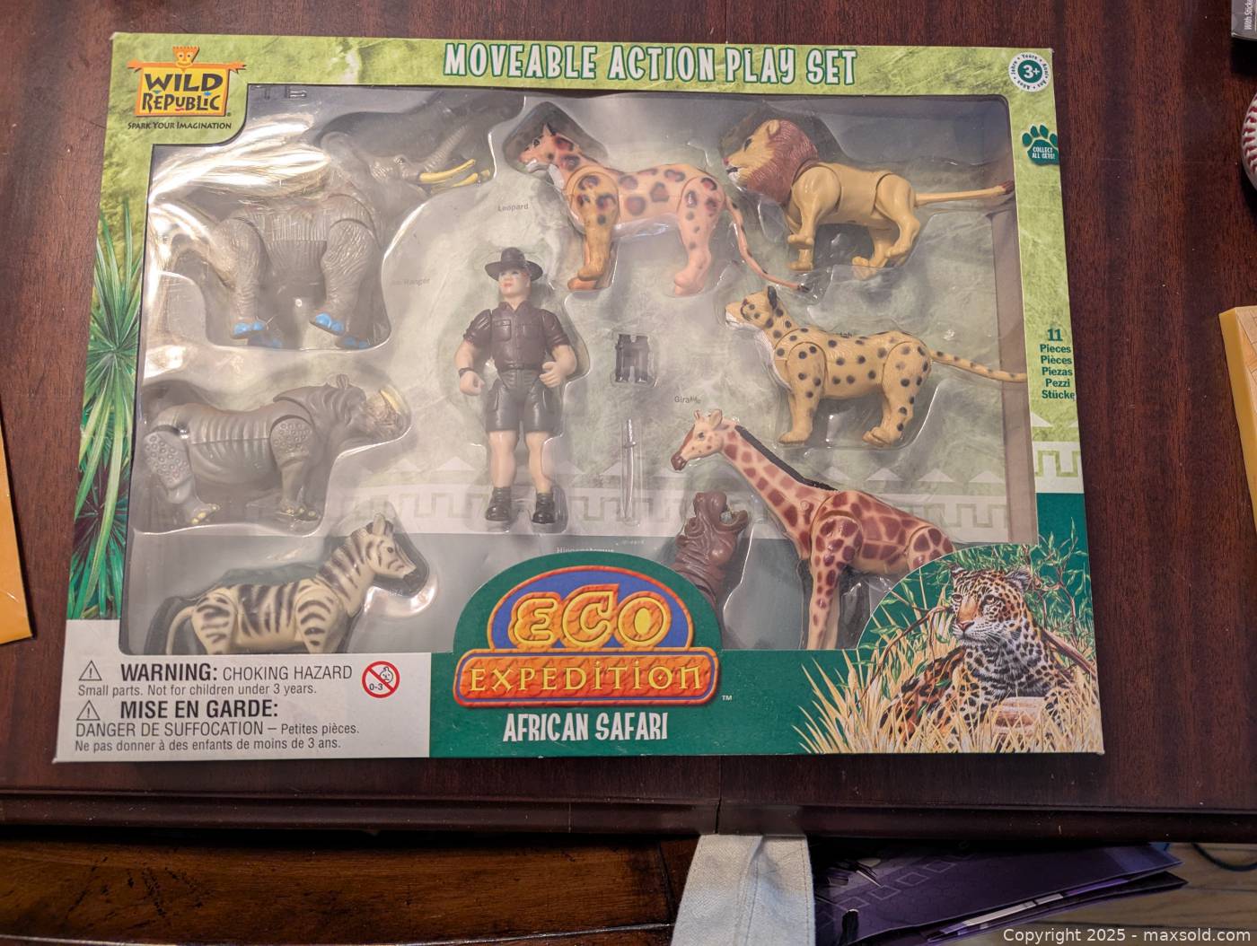Wild Republic Eco Expedition African Safari Moveable Action Play