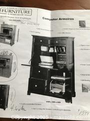 MaxSold Auction: Joshua Creek Furniture- Computer Armoire, (American Cherry) - Thornbury (Ontario, Canada) PARTNER MANAGED Estate Sale Online Auction - Beaver Street South