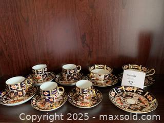 MaxSold Auction: ROYAL CROWN DERBY Traditional Imari cups and saucers - Thornbury (Ontario, Canada) PARTNER MANAGED Estate Sale Online Auction - Beaver Street South