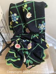 MaxSold Auction: 100% Wool Hand Crocheted Blanket - Toronto (Ontario, Canada) SELLER MANAGED Downsizing Online Auction - Lamb Avenue