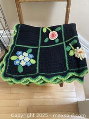 MaxSold Auction: 100% Wool Hand Crocheted Blanket - Toronto (Ontario, Canada) SELLER MANAGED Downsizing Online Auction - Lamb Avenue