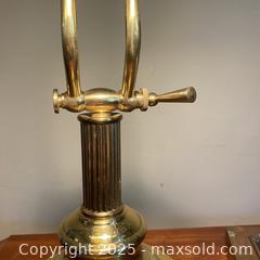 MaxSold Auction: Adjustable Brass Barrister Lamp - Toronto (Ontario, Canada) SELLER MANAGED Downsizing Online Auction - Lamb Avenue