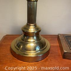 MaxSold Auction: Adjustable Brass Barrister Lamp - Toronto (Ontario, Canada) SELLER MANAGED Downsizing Online Auction - Lamb Avenue