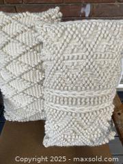 MaxSold Auction: Highly Textured 100% Wool Pillows - Toronto (Ontario, Canada) SELLER MANAGED Downsizing Online Auction - Lamb Avenue