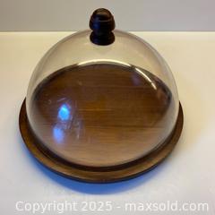 MaxSold Auction: Vintage Teak Covered Cheese Plate - Toronto (Ontario, Canada) SELLER MANAGED Downsizing Online Auction - Lamb Avenue