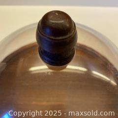 MaxSold Auction: Vintage Teak Covered Cheese Plate - Toronto (Ontario, Canada) SELLER MANAGED Downsizing Online Auction - Lamb Avenue