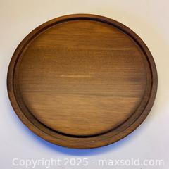 MaxSold Auction: Vintage Teak Covered Cheese Plate - Toronto (Ontario, Canada) SELLER MANAGED Downsizing Online Auction - Lamb Avenue