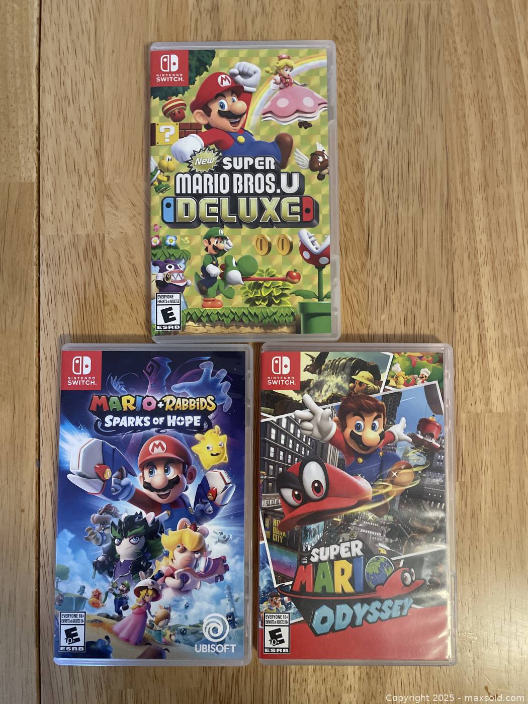 Used Nintendo Switch Games Mario Series Minimal Wear NTSC