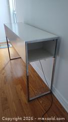 MaxSold Auction: Modern White and Chrome Drawer and Cubbies - Ottawa (Ontario, Canada) SELLER MANAGED Estate Sale Online Auction - Landry Street (CONDO)                  