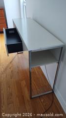 MaxSold Auction: Modern White and Chrome Drawer and Cubbies - Ottawa (Ontario, Canada) SELLER MANAGED Estate Sale Online Auction - Landry Street (CONDO)                  