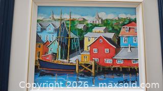 MaxSold Auction: Original Maritime Scene George Richard - Ottawa (Ontario, Canada) SELLER MANAGED Estate Sale Online Auction - Landry Street (CONDO)                  