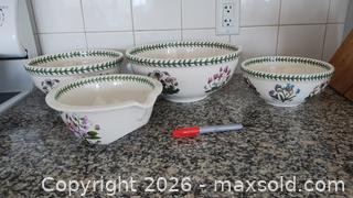 MaxSold Auction: Stacking 4 Bowl Set Botanic Theme - Ottawa (Ontario, Canada) SELLER MANAGED Estate Sale Online Auction - Landry Street (CONDO)                  