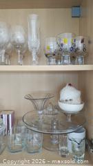 MaxSold Auction: Two Shelves of Glass Hand Blown Murano - Ottawa (Ontario, Canada) SELLER MANAGED Estate Sale Online Auction - Landry Street (CONDO)                  