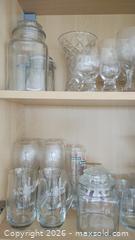 MaxSold Auction: Two Shelves of Glass Hand Blown Murano - Ottawa (Ontario, Canada) SELLER MANAGED Estate Sale Online Auction - Landry Street (CONDO)                  