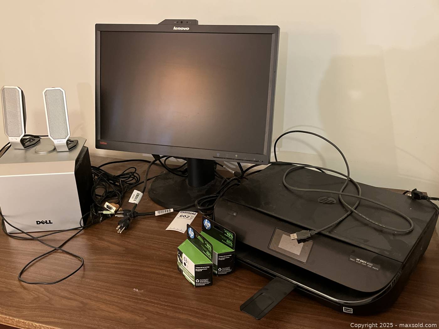 Lenovo Monitor, HP Printer & Dell Speakers Set | Kingston (Ontario ...