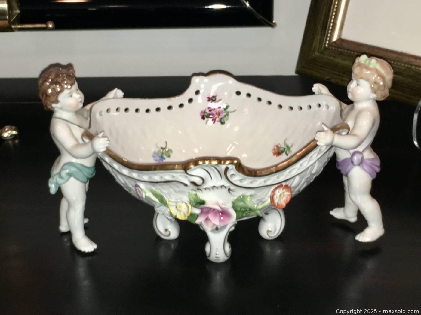 GERMAN FINE PORCELAIN CENTREPIECES w/PUTTI / CHERUB FIGURES | Toronto ...