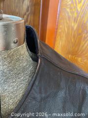 MaxSold Auction: World War II Era Leather Jerkin, Size Large - Perth (Ontario, Canada) SELLER MANAGED Estate Sale Online Auction - Code Road