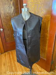 MaxSold Auction: World War II Era Leather Jerkin, Size Medium - Perth (Ontario, Canada) SELLER MANAGED Estate Sale Online Auction - Code Road
