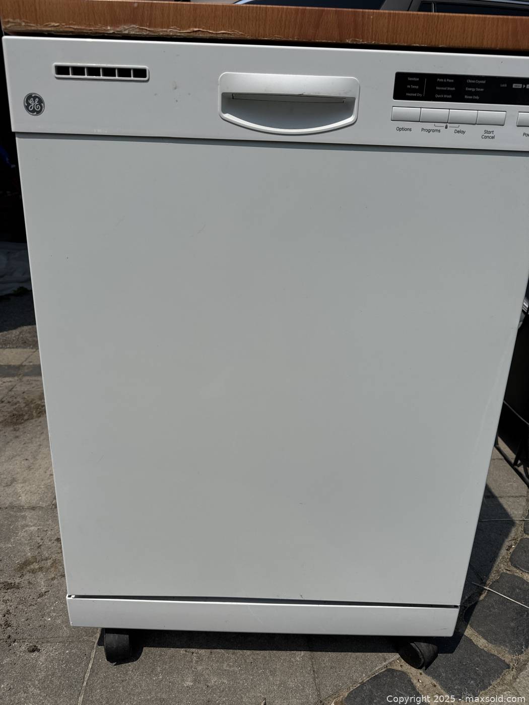 GE Portable Dishwasher with Stainless Steel Interior Ajax