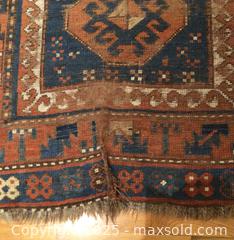 MaxSold Auction: Antique Caucasian Kazak Rug - Victoria (British Columbia, Canada) SELLER MANAGED Downsizing Online Auction - Fair Street