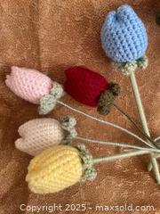 MaxSold Auction: Hand crocheted tulips - Victoria (British Columbia, Canada) SELLER MANAGED Downsizing Online Auction - Fair Street
