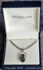 MaxSold Auction: STERLING SILVER NECKLACE. - Victoria (British Columbia, Canada) SELLER MANAGED Downsizing Online Auction - Fair Street