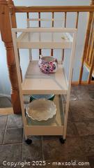MaxSold Auction: 3-Tier Rolling Utility Serving Cart B - Ottawa (Ontario, Canada) PARTNER MANAGED Downsizing Online Auction - Garfield Avenue