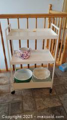MaxSold Auction: 3-Tier Rolling Utility Serving Cart B - Ottawa (Ontario, Canada) PARTNER MANAGED Downsizing Online Auction - Garfield Avenue