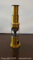 MaxSold Auction: Antique Brass Pocket Monocular Microscope, ~6 in, with Wood Box A - Ottawa (Ontario, Canada) PARTNER MANAGED Downsizing Online Auction - Garfield Avenue