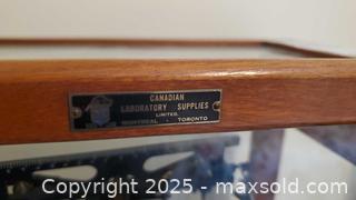 MaxSold Auction: Antique Canadian Lab Supplies Analytical Beam Balance in Glass Draft Case A - Ottawa (Ontario, Canada) PARTNER MANAGED Downsizing Online Auction - Garfield Avenue