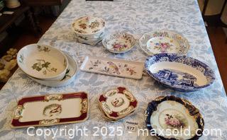 MaxSold Auction: Assorted Porcelain/Ceramic Serving Plates &#38; Dishes B - Ottawa (Ontario, Canada) PARTNER MANAGED Downsizing Online Auction - Garfield Avenue