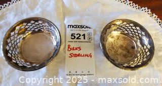 MaxSold Auction: Birks Sterling Silver Openwork Condiment Dishes, Pair A - Ottawa (Ontario, Canada) PARTNER MANAGED Downsizing Online Auction - Garfield Avenue