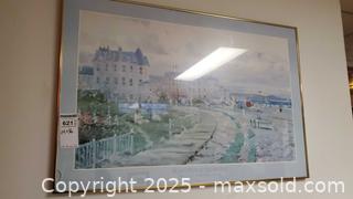 MaxSold Auction: Boardwalk Flowers — Robert Girrard Framed Matted Print A - Ottawa (Ontario, Canada) PARTNER MANAGED Downsizing Online Auction - Garfield Avenue