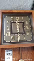 MaxSold Auction: Bulova Wall Pendulum Clock, Wood Case with Brass-Tone Pendulum A - Ottawa (Ontario, Canada) PARTNER MANAGED Downsizing Online Auction - Garfield Avenue