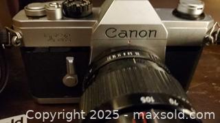 MaxSold Auction: Canon TX 35mm SLR with FD 50mm &#38; 35-105mm Lenses A - Ottawa (Ontario, Canada) PARTNER MANAGED Downsizing Online Auction - Garfield Avenue