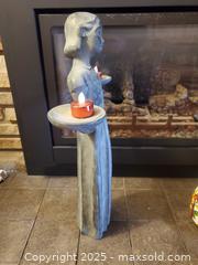 MaxSold Auction: Female Figurine Candle Holder with Two Shallow B - Ottawa (Ontario, Canada) PARTNER MANAGED Downsizing Online Auction - Garfield Avenue