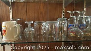 MaxSold Auction: Glassware Lot: Wine Goblets, Beer Mugs, Tumblers, Shot Glass, Pitcher B - Ottawa (Ontario, Canada) PARTNER MANAGED Downsizing Online Auction - Garfield Avenue